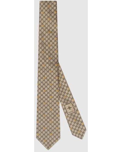 gucci white tie|Gucci tie for men.